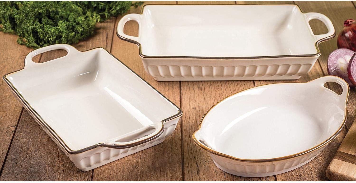 Oven To Table Premium Fluted - Regular discount Microwave Set Bakeware Dis Max 67% OFF