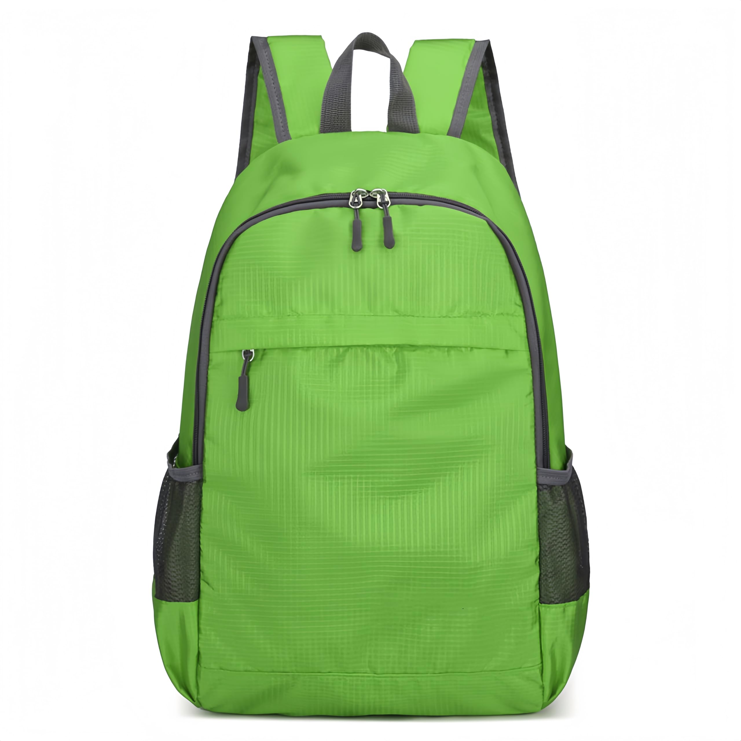 YYKSYDPT Lightweight Foldable Backpack for Mens Womens,Waterproof Hiking Daypacks,Packable Rucksacks Mountaineering Climbing Travelling Outdoor Camping Cycling Walking Biking (Light green)