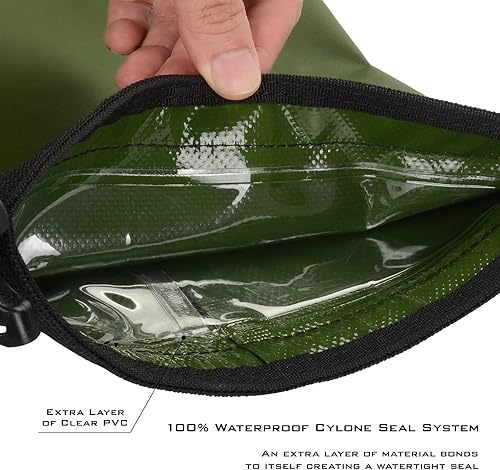 Miniatura 3 de KastKing Cyclone Seal Dry Bags,Waterproof Storage Dry Bags,5L10L20L30L Roll Top Sack,Military Grade Construction for
