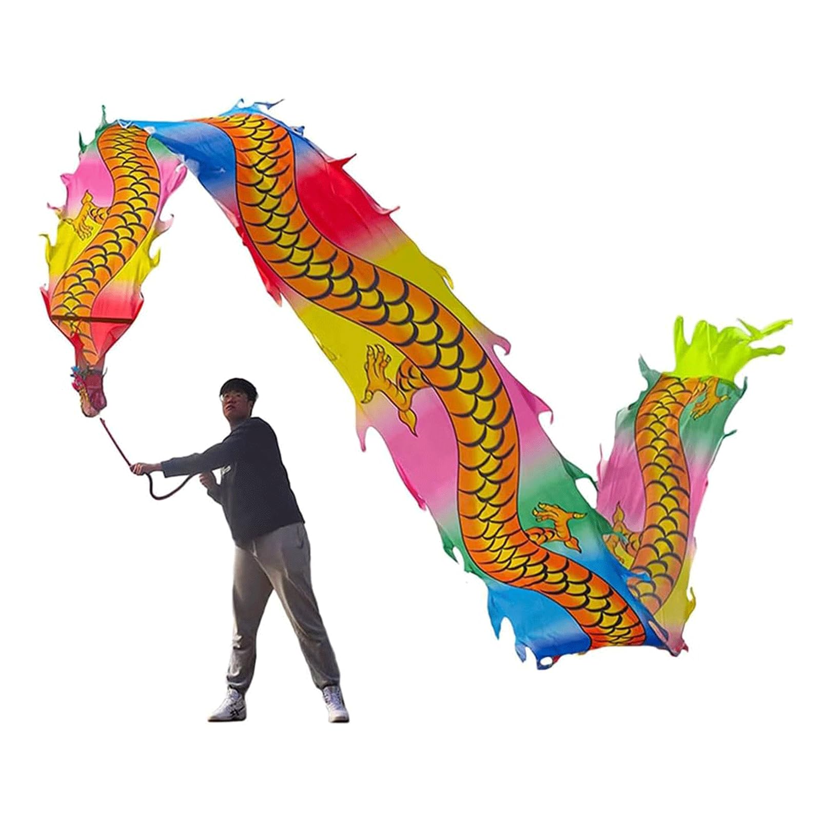 Amazon.com: YPDJVLTI Dragon Dance Dragon Dance Cloth Silk Dragon