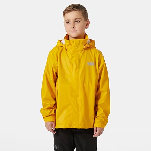 Miniatura 6 de Helly-Hansen Junior Moss Jacket - Unisex Coat with HELOX, YKK Zipper, Detachable Hood, Adjustable Cuffs & Hem, Hand Pockets