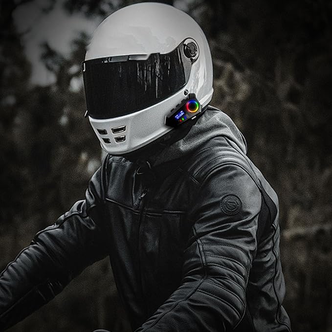 Intercomunicador para casco de moto Ymiko con Bluetooth 5.4 miniatura 3