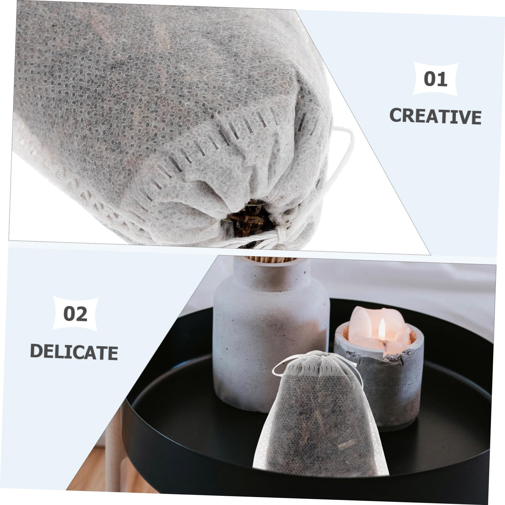 FRCOLOR 40pezzi Sachets Profumati Erbe Aromatiche Per e Auto Sacchetti Per Spazi Per e Relax