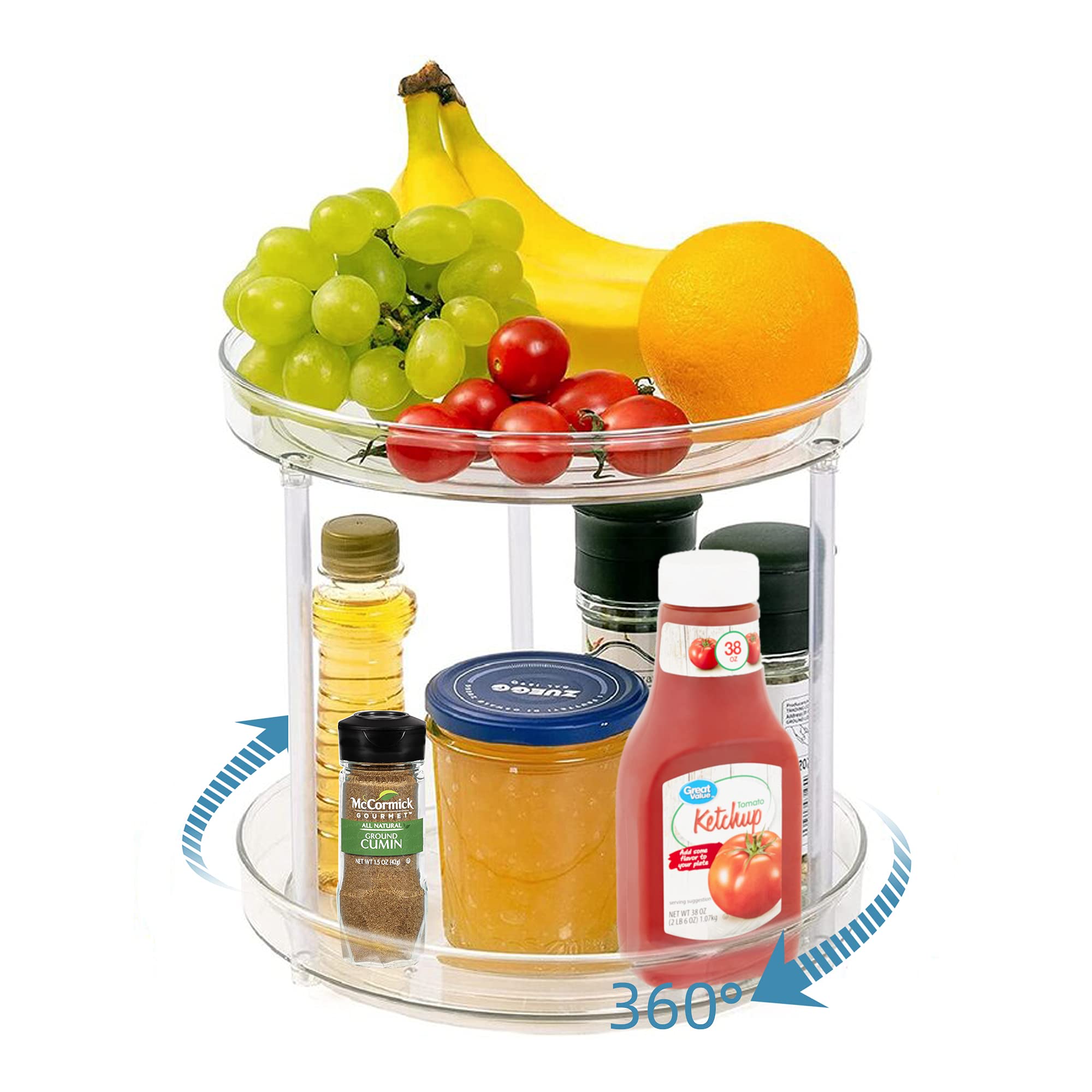 Buy Lazy Susan Turntable, 2Tier Lazy Susan Turntable for