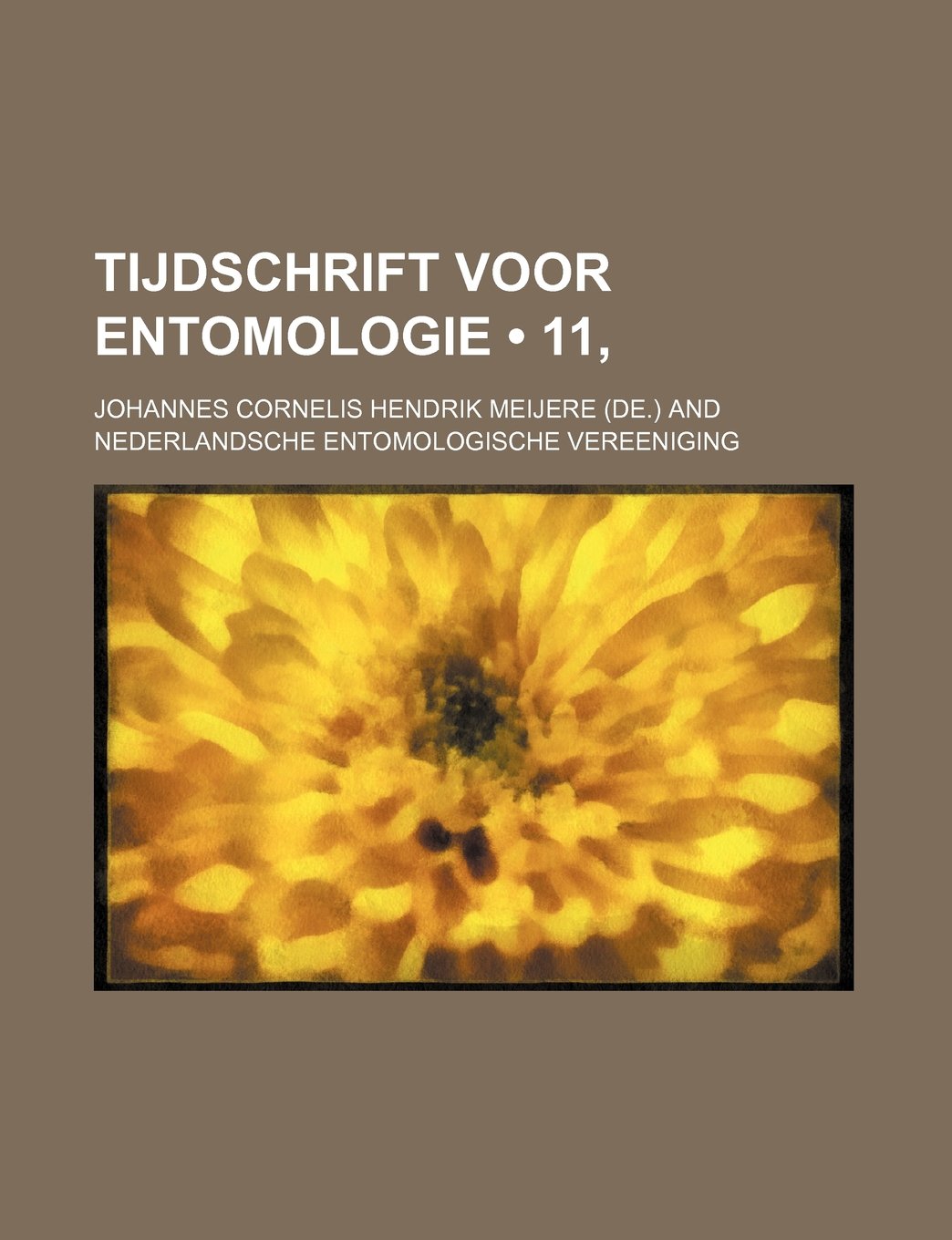 Tijdschrift Voor Entomologie (11, )