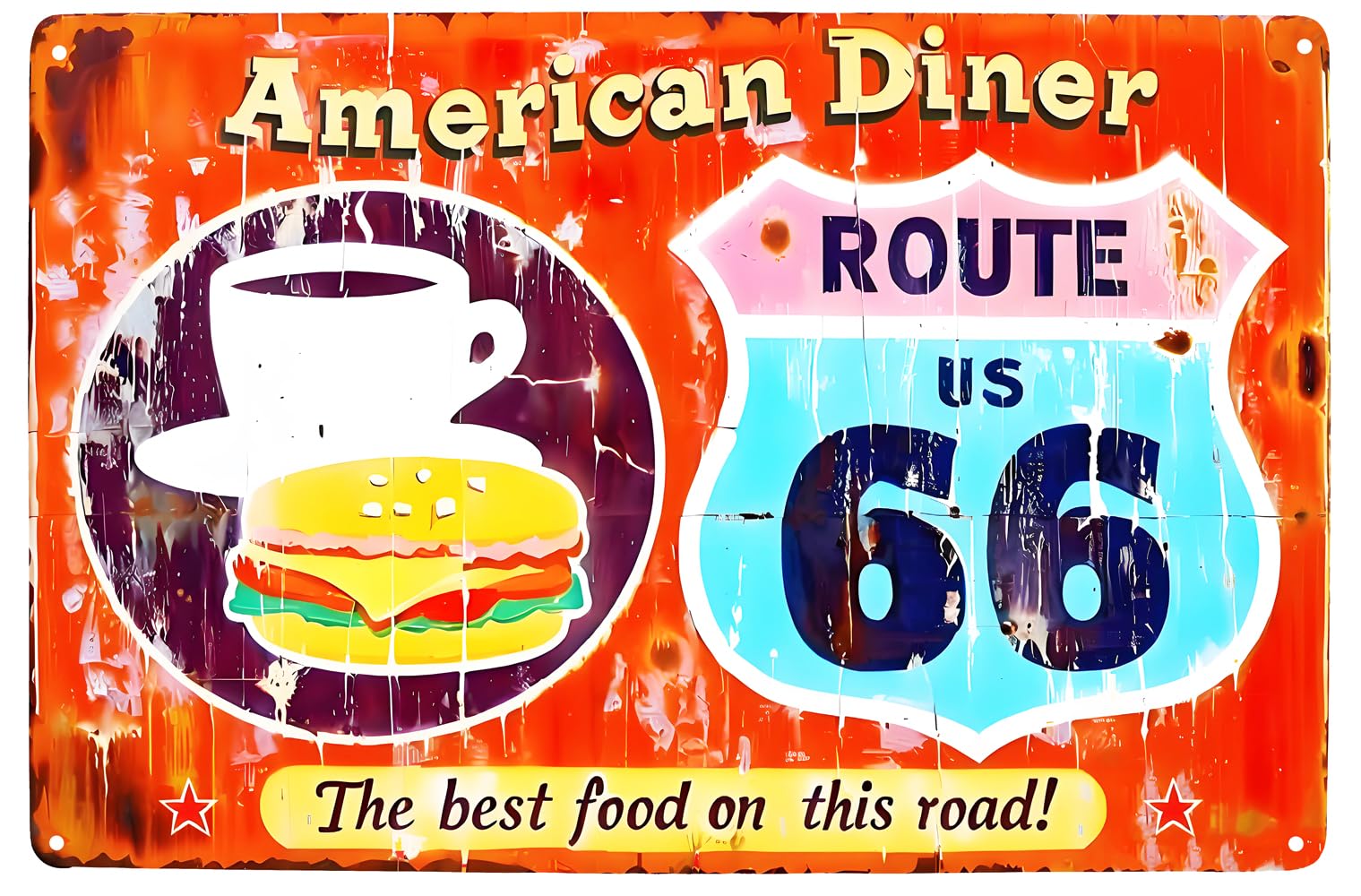 Amazon.com: American Diner Route US 66 The Best Food On This Road