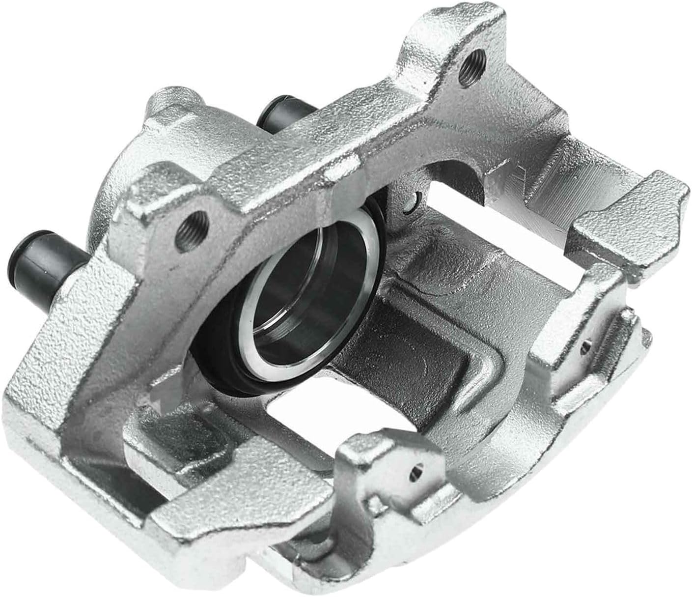 1pc Disc Assembly Front Left Driver Side Steel Metallic 1-Piston With Bracket for Fiat 500 Abarth 12-19 & Abarth Cabrio 13 17-19 & Lounge/Pop/c Lounge 18-19 & Turbo 14-16