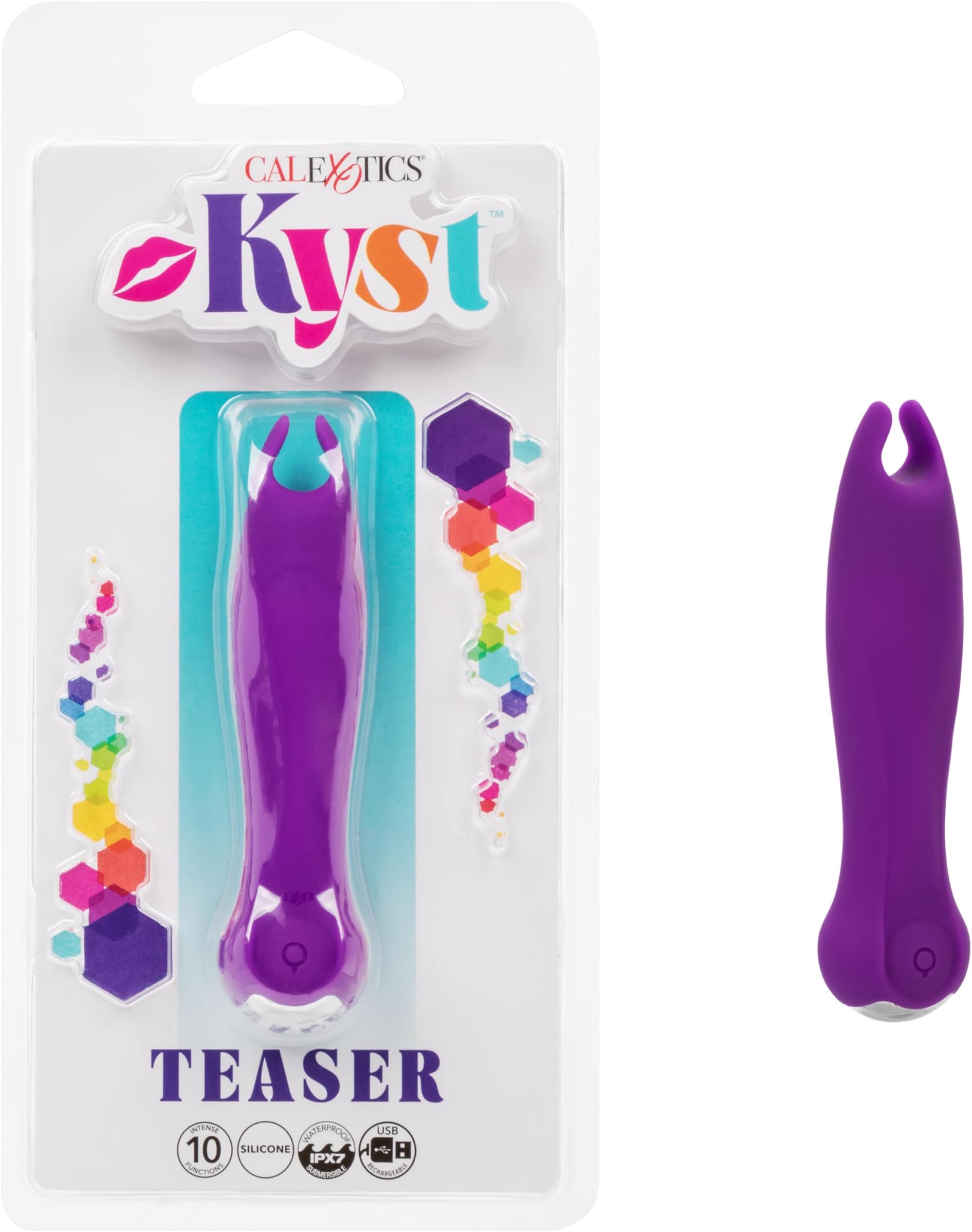 Kyst Teaser Waterproof Silicone Rechargeable Bullet Vibrator Purple - SE-3300-85-2