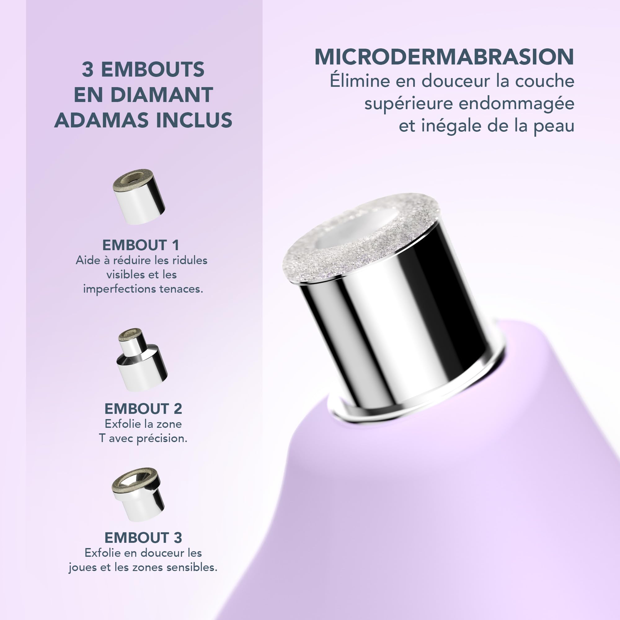 FOREO KIWI derma Microdermoabrasione + Dischetti tonici pori Set | dispositivo microdermoabrasione, rimuovi punti neri, aspiratore pori, dischetti tonici, amamelide, esfoliante viso, diamante