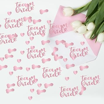1 Pcs Hen Party Table Decorations, 30g Rose Gold Hen Party Confetti