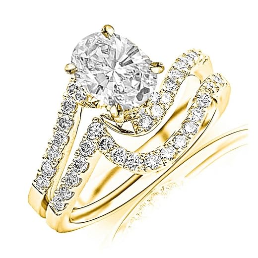 Curving Pave Diamond Set