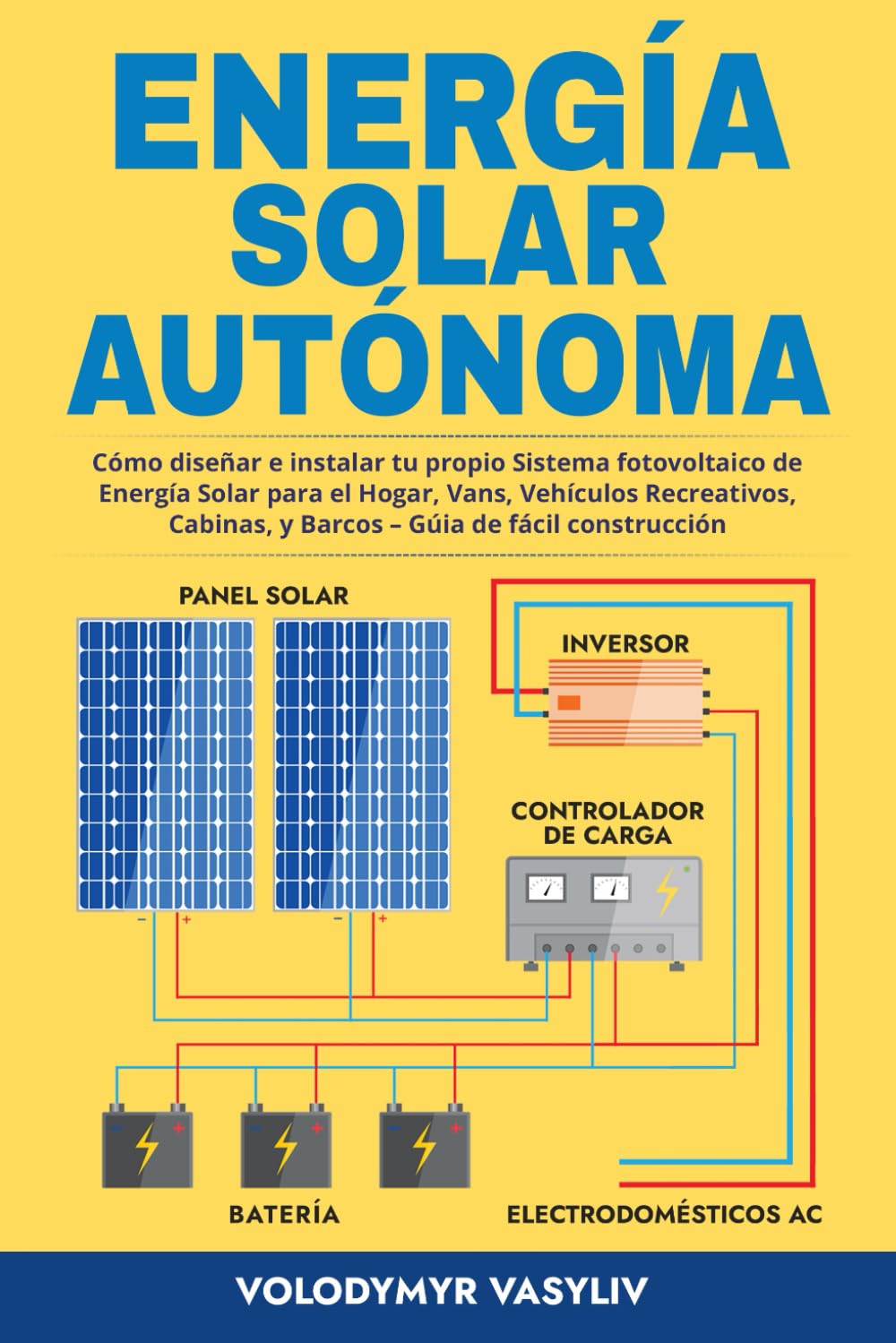 Energía Solar Autónoma: Cómo diseñar e instalar tu propio Sistema fotovoltaico de Energía Solar para el Hogar, Vans, Vehículos Recreativos, Cabinas, y … Gúia de fácil construcción (Spanish Edition)