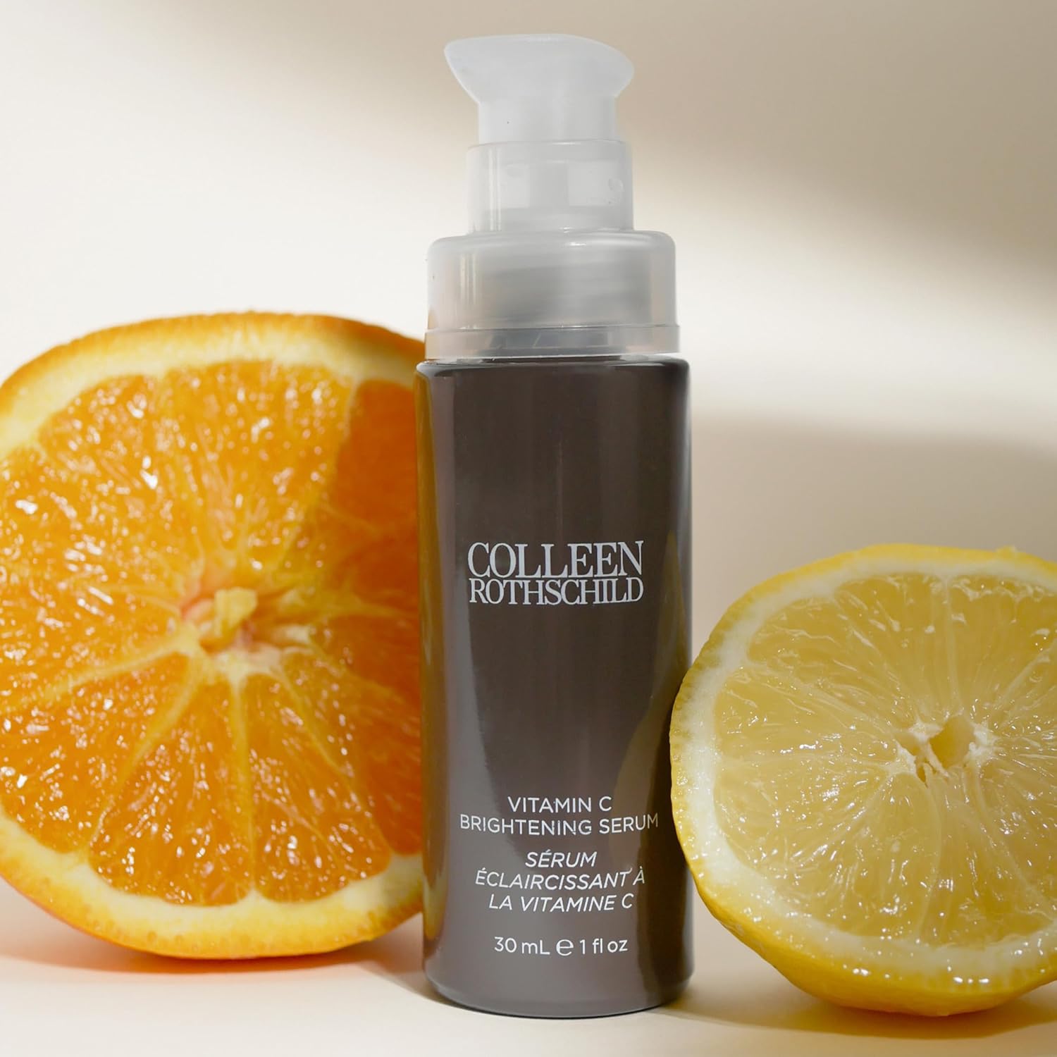 COLLEEN ROTHSCHILD Vitamin C Brightening Serum | Made with 15% Highly Stable Vitamin C and Niacinamide | Brightens Dull Skin and Defends Against Environmental Stressors | All Skin Types (1 fl oz)