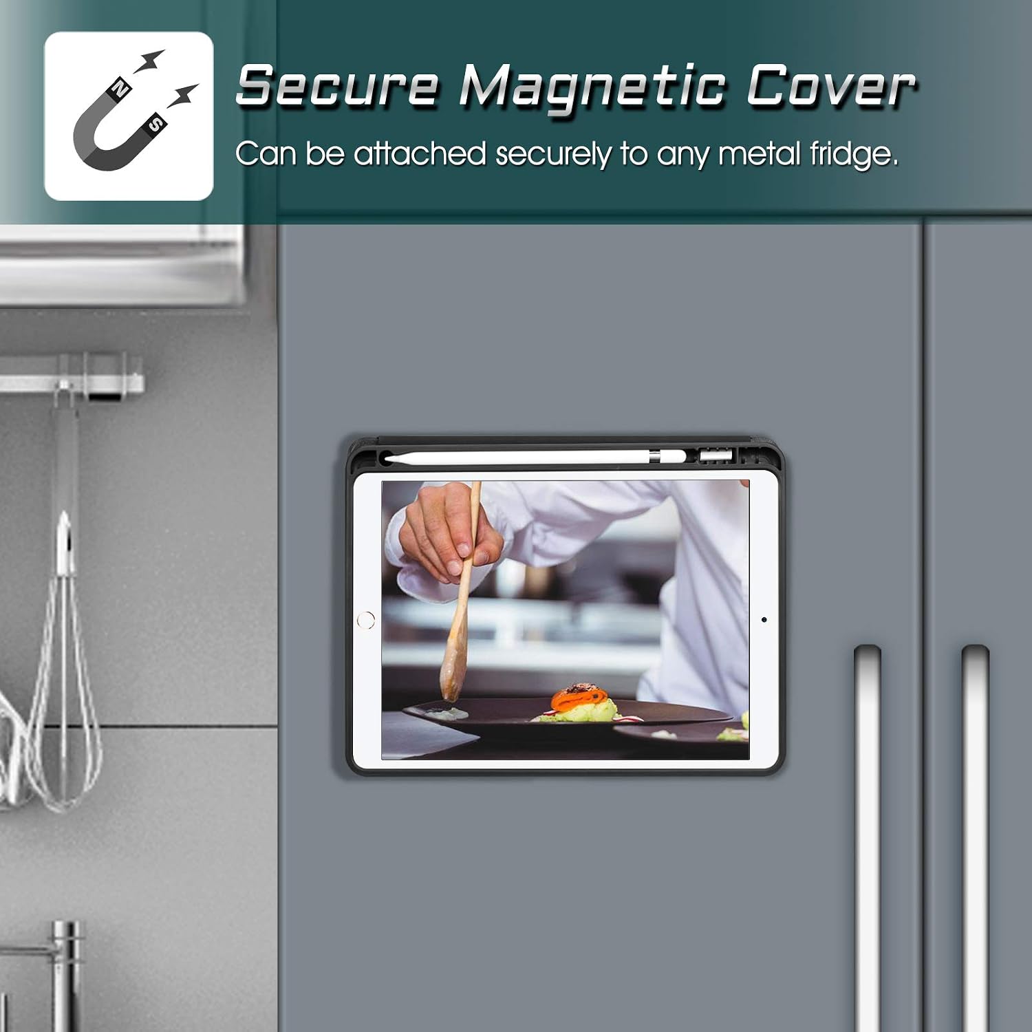 Fintie Magnetic Stand Case for iPad Air 10.5" (3rd Generation) 2019 / iPad Pro 10.5" 2017, Multi-Angle Viewing Rugged Soft TPU Back Cover with Pencil Holder, Auto Wake/Sleep, Black