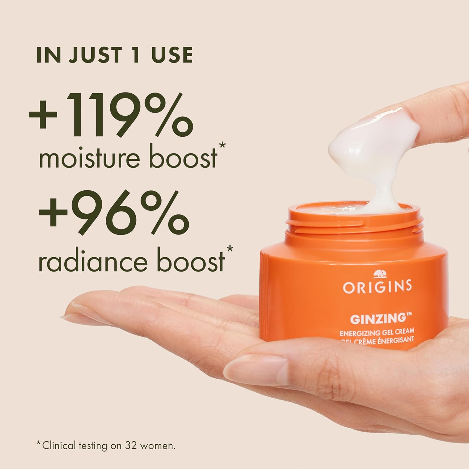 Origins GinZing Radiance-Boosting Gel Moisturizer | For All-Day Glow | With Vitamin C & Niacinamide - Image 3