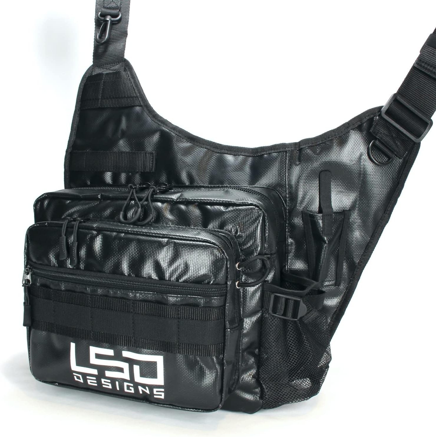Love Soul Dream LSD Designs One Shot Side Neo Fishing Bag Shoulder Large Capacity Rod Holder Langan Water Repellent Fabric