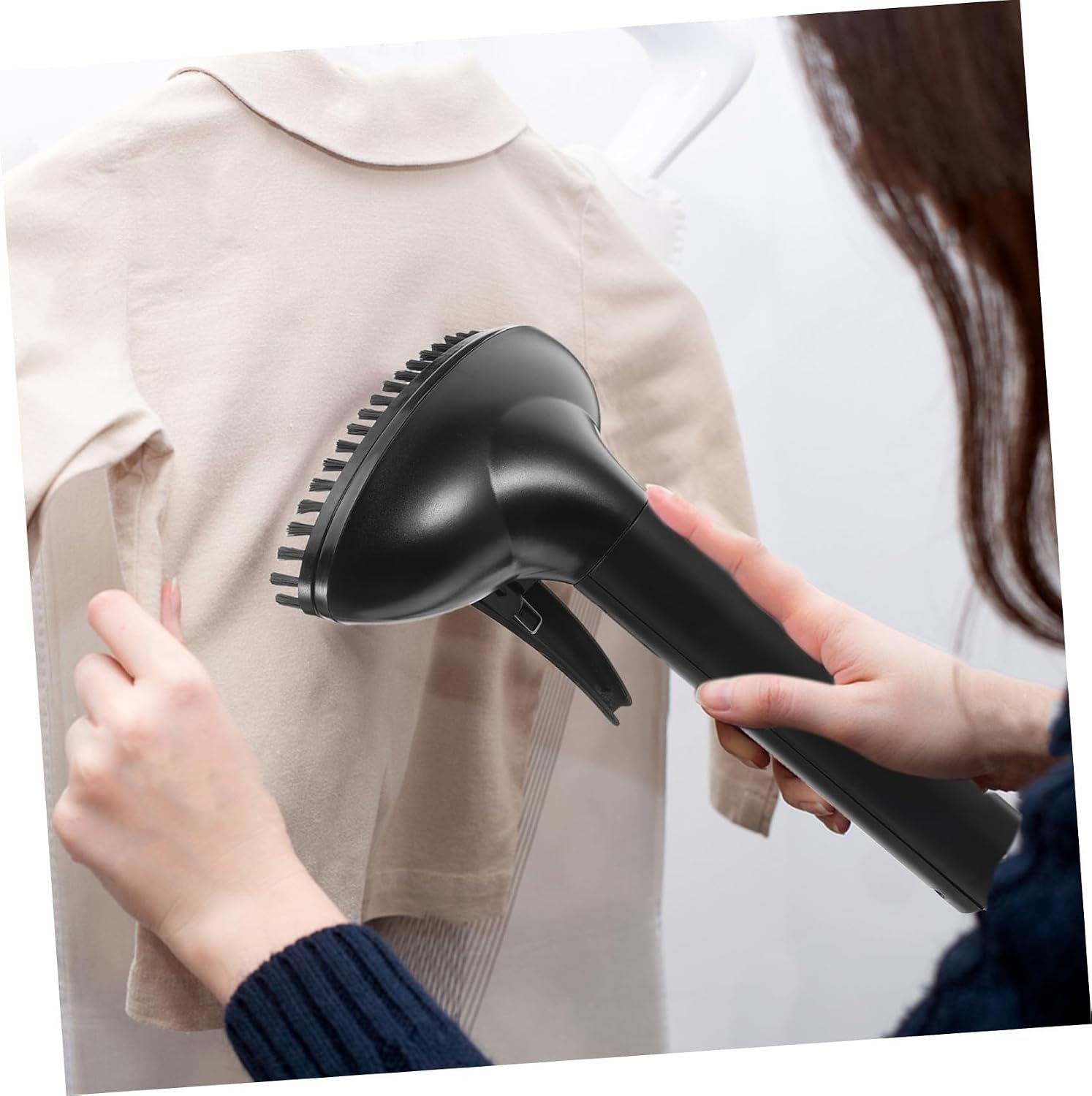 Stainless Steel Garment Steamer Nozzle Replacement for Ironing Machines Lightweight Travel-friendly Steam Wand Head with Quick Heating Precise Steam Control for Efficient Wrinkle