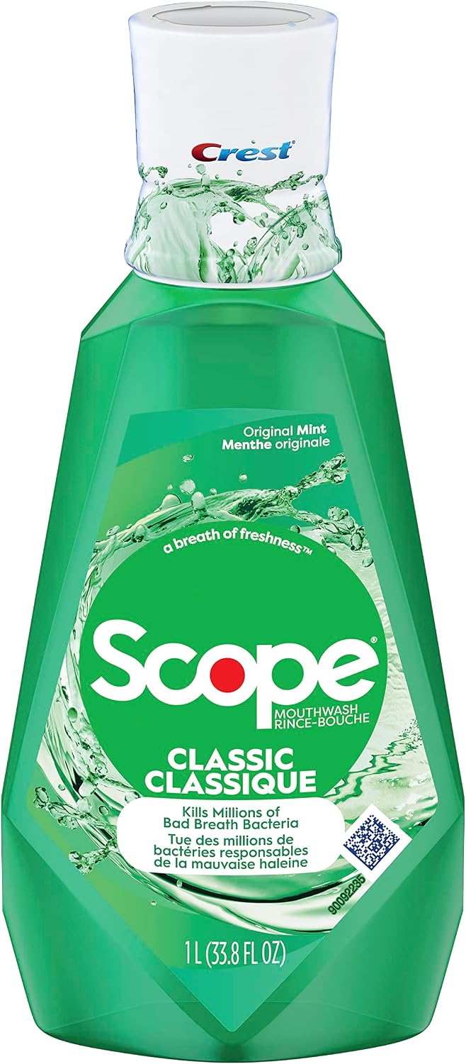 Crest Scope Formula Classic Mouthwash, original, 33.8 Fl Oz image 2