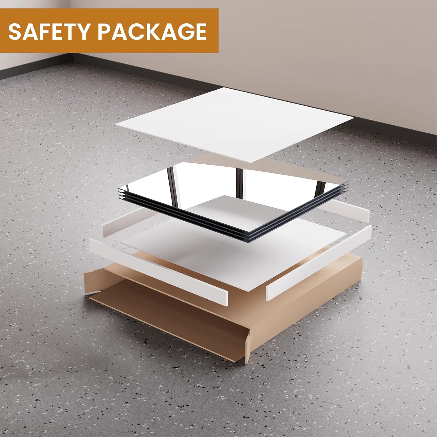 pertetey Full Length Wall Mirror Tiles, 12X12 Inch(Each)-4Pack Large Frameless Home Gym MirrorsTempered Glass Full Body Wall Mounted Body Tiles,Stick on Bathroom Living Room Exercise Studio