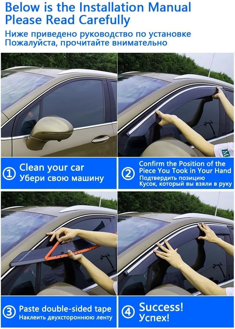 車用サイドバイザー ために CR-V ために CRV ために CR V 2012 2013 2014 2015 2016 車のサイド