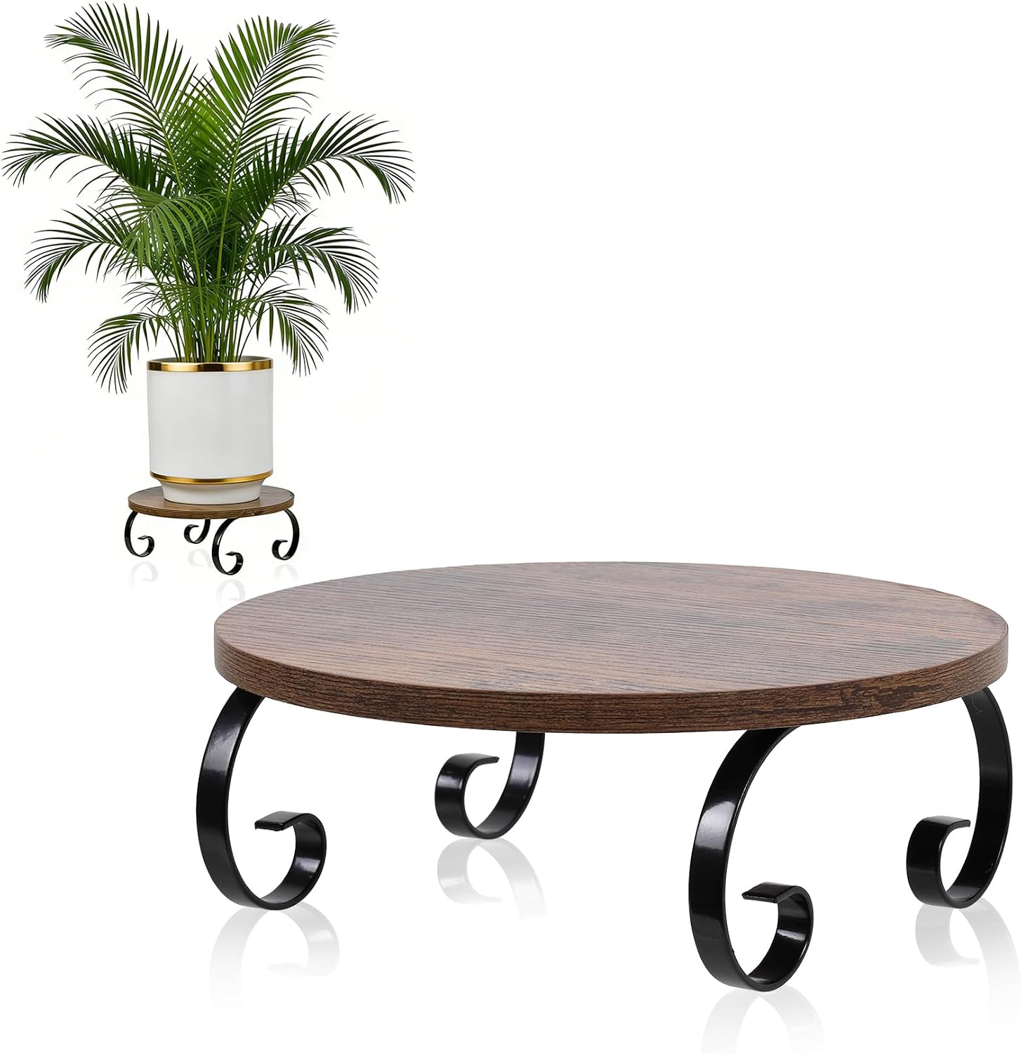 Plant Stand Indoor, Low Short plant stool fit 5 to 12 Inch Pots