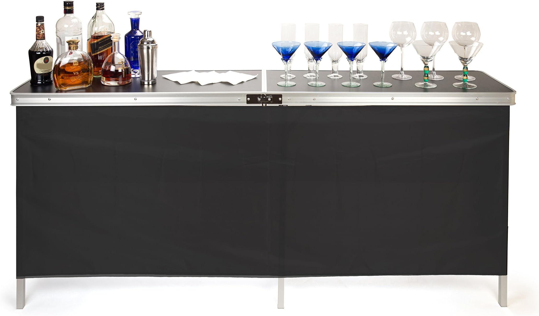 Trademark Innovations Portable Bar Table, Black