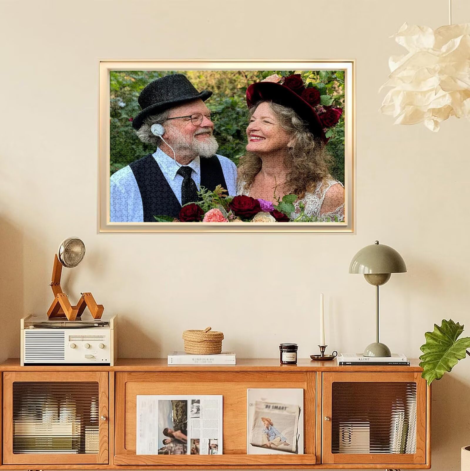 Puzzle Personalizado con Foto, Personalizada Rompecabezas Personalizado Diseña tu Logo Foto o Texto, Personalizado Navidad Halloween San Valentín Parejas Niños Familia Amigos h-2469