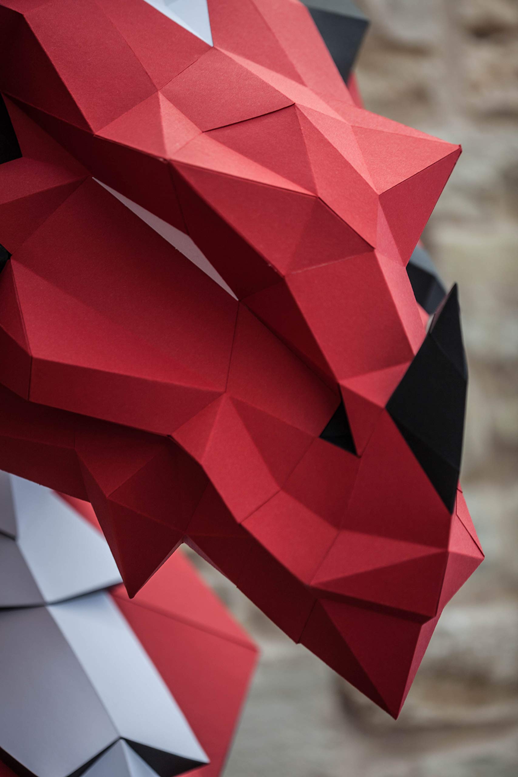 ORIGADREAM | Kits DÉJÀ PRÉ-COUPÉ à assembler soi-même Papercraft 3D DIY | Origami jeux de construction, Loisirs Créatifs, Puzzle 3D Maquette Assemblage Pliage Bricolage Papier 300g (Lion taille XL