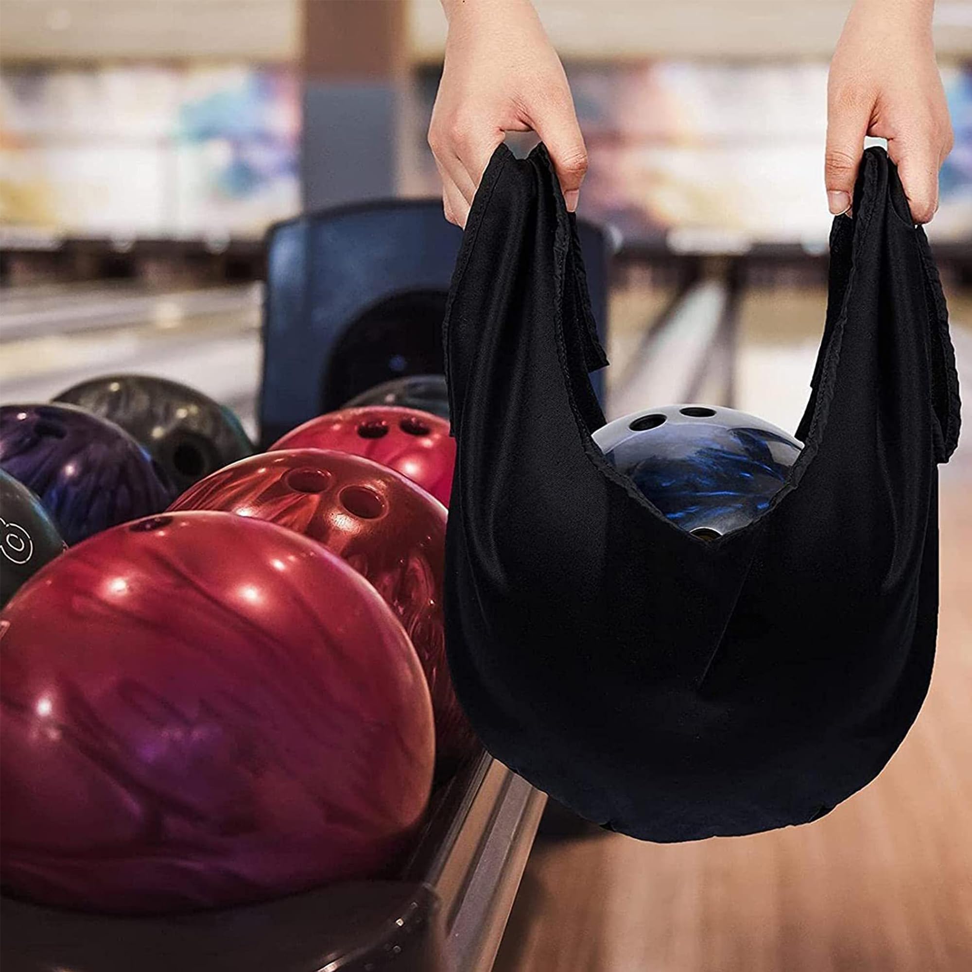 Namvo Borsa Per Lucidatura E Pulizia Pallina Da Bowling – Salviette In Microfibra Assorbenti, Doppia Azione Lucidante, Leggera E Compatta 55x35 Cm, Accessorio Per Bowling Casuale E Serio