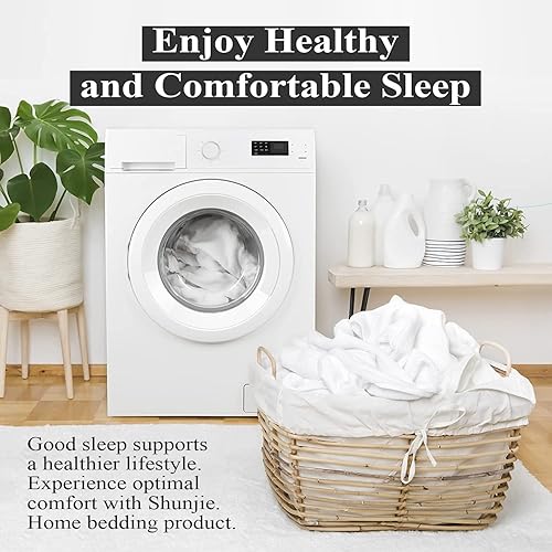 Miniatura 8 de Solo sábana bajera, sábana bajera de 400 hilos, resistente a la decoloración y al encogimiento, tejido satinado suave y sedoso para hogar y hotel