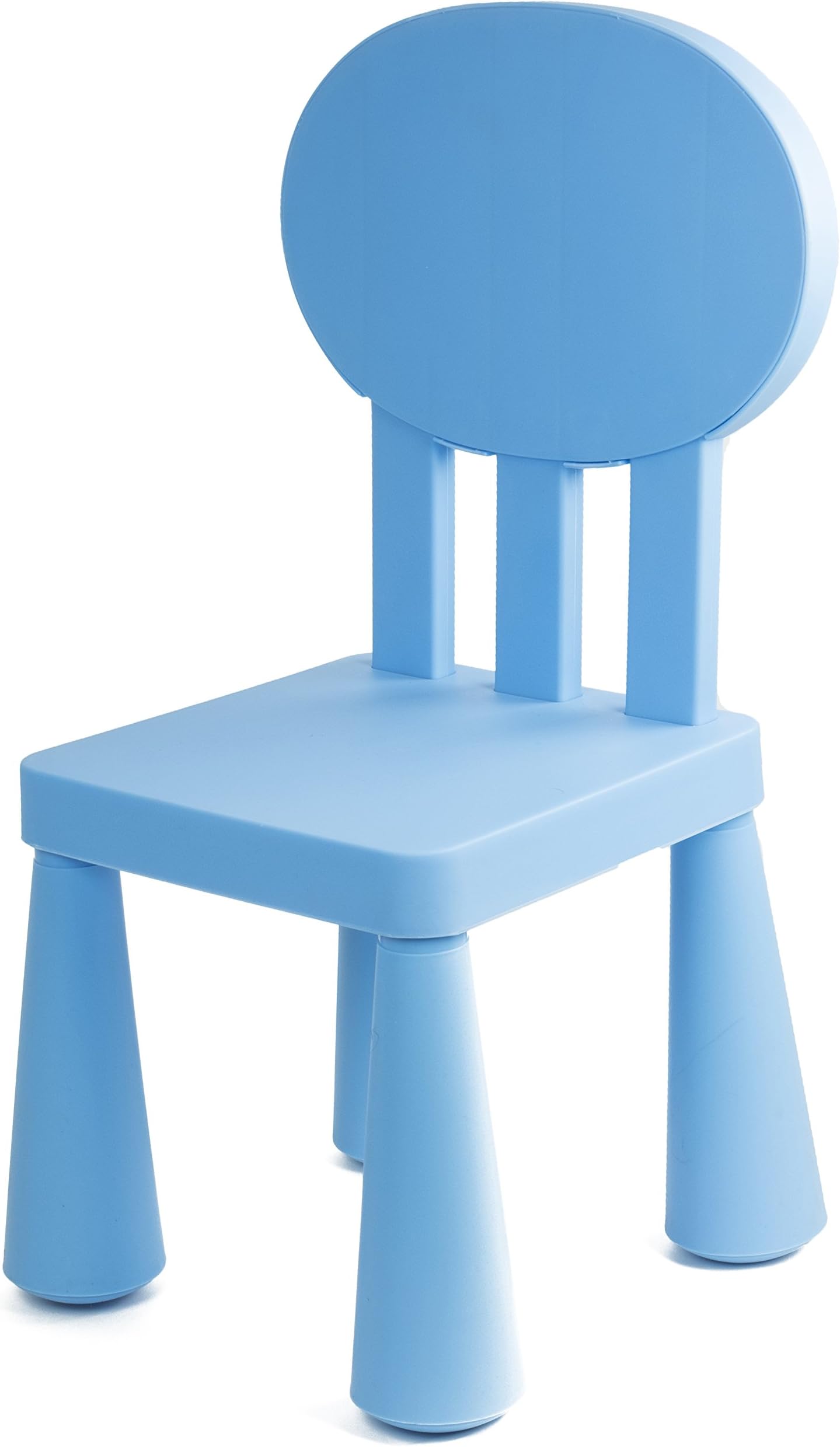 KAO Mart Children's Durable Plastic Chair, (Blue)