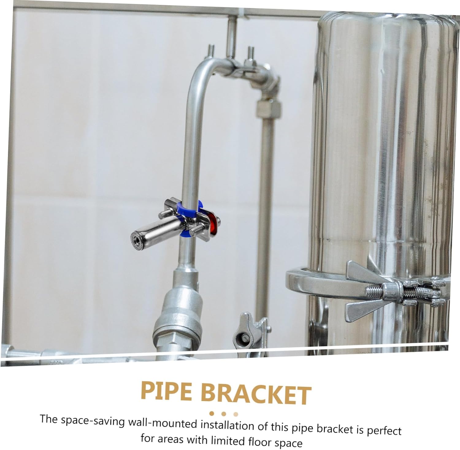 Heavy Duty Tube Fixing Clip Wall Mount Support Bracket Hanger for Pipe Supports