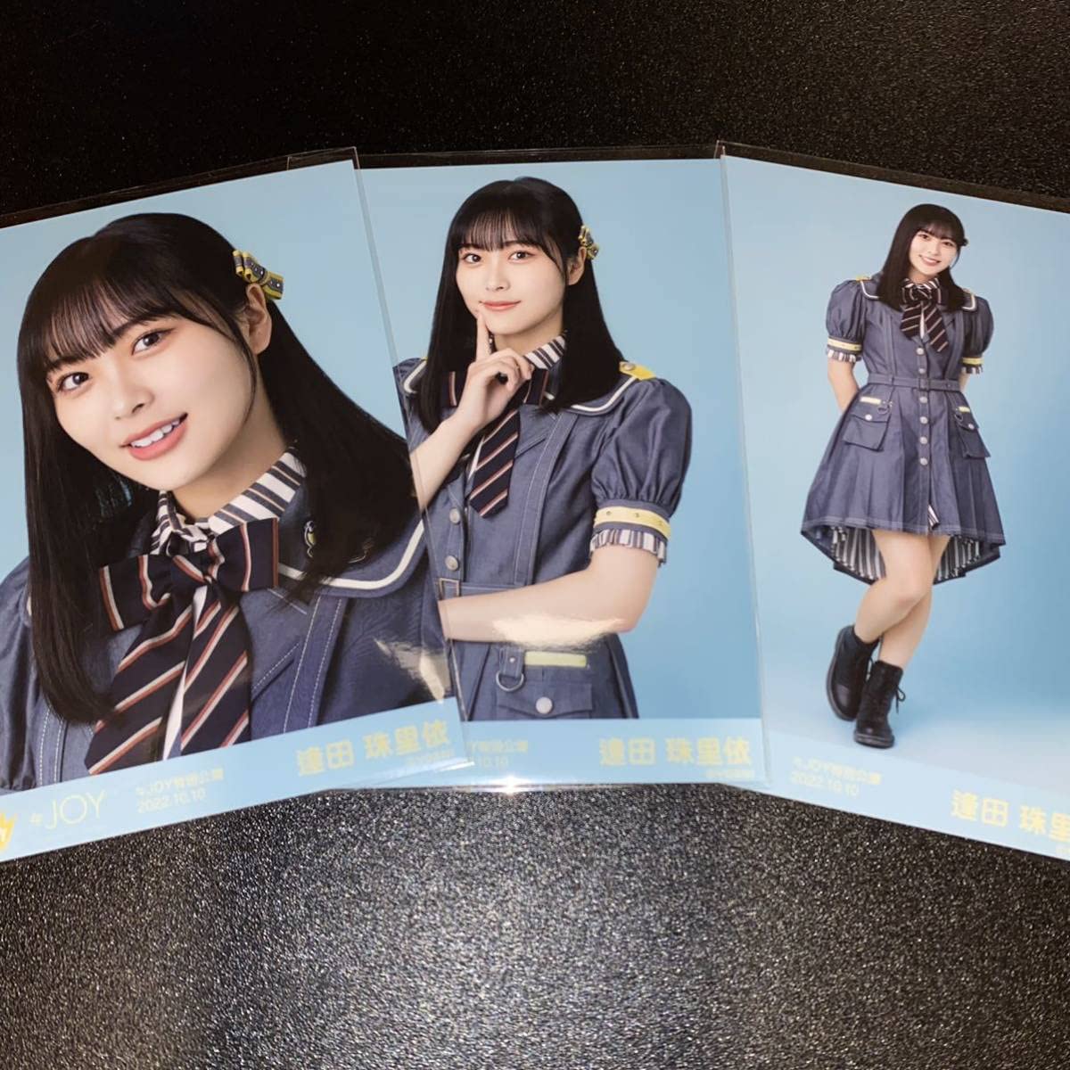 ニアジョイ ≒JOY ニアリーイコールジョイ 逢田 珠里依 生写真 直筆