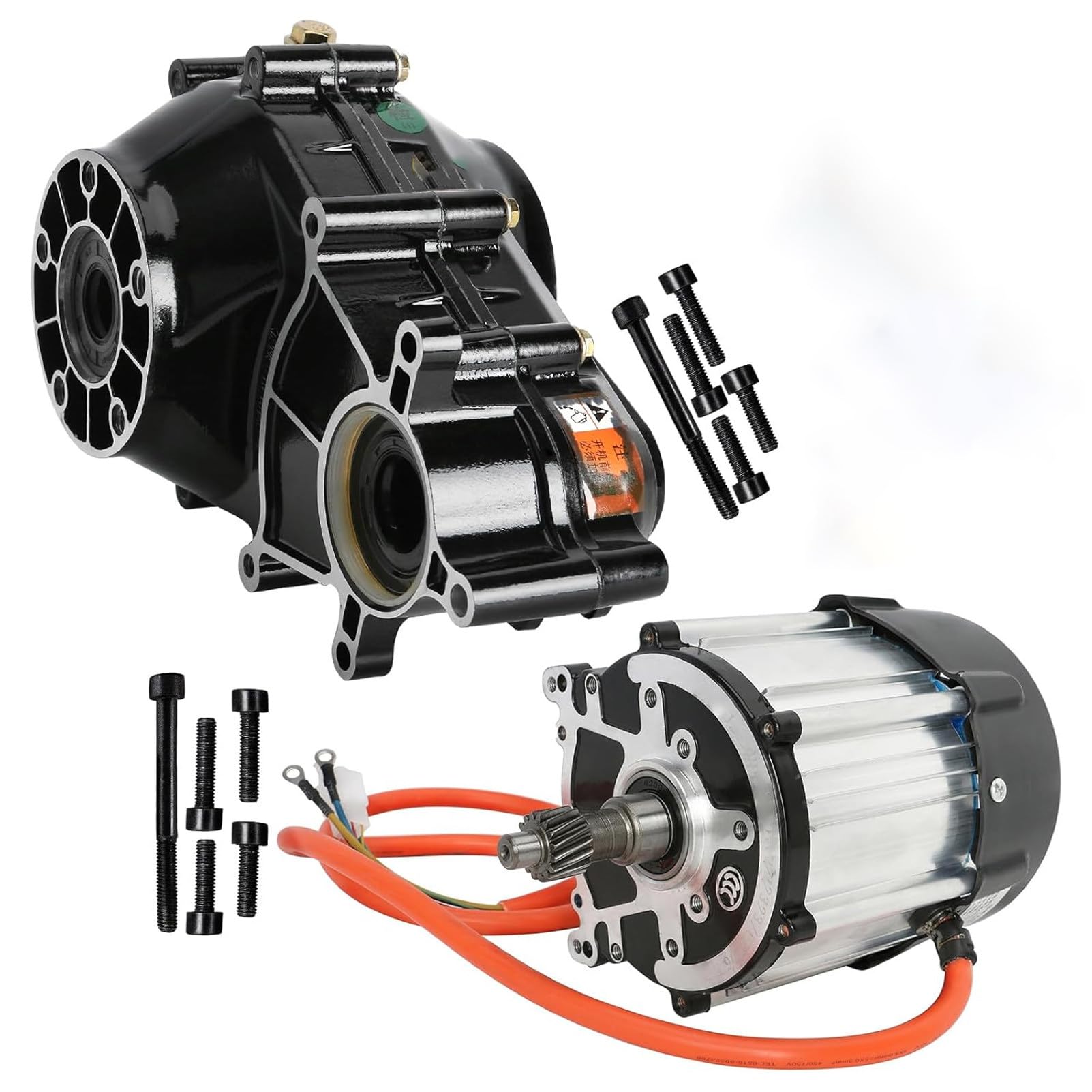 48V / 60V / 72V Electric Brushless Dc Motor,Electric Go Kart,Brushless Differential Motor 500W-2000W,for Electric Tricycle, Kart, DIY Accessories 60V-1500W