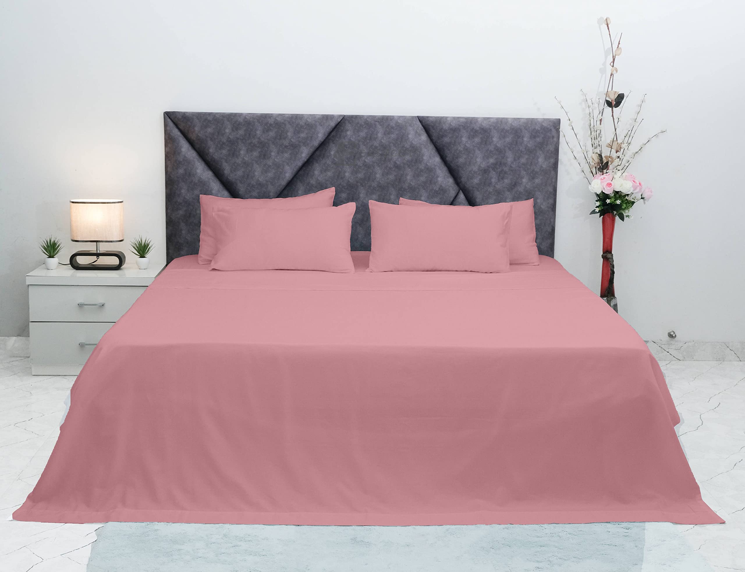 Pashmina 4-delig beddengoed met 15 inch diepe zakken - beddengoed set
