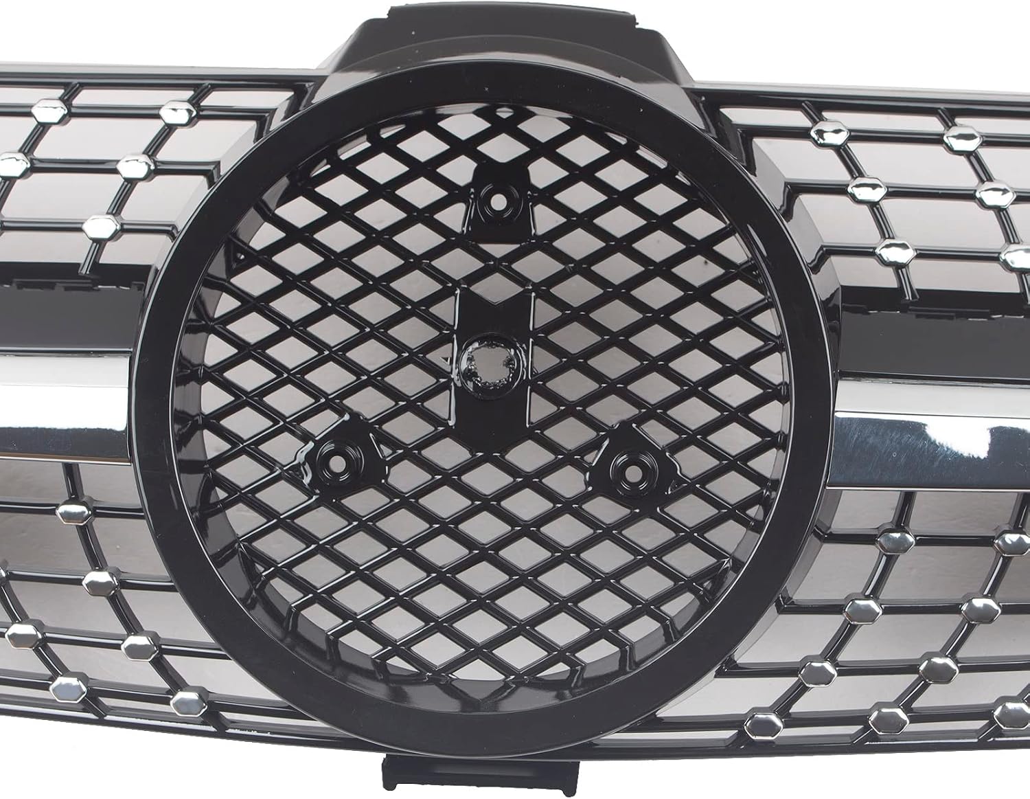 Fit for Benz W219 2005 2006 2007 CLS-Class Black Front Grille Bumper Grill