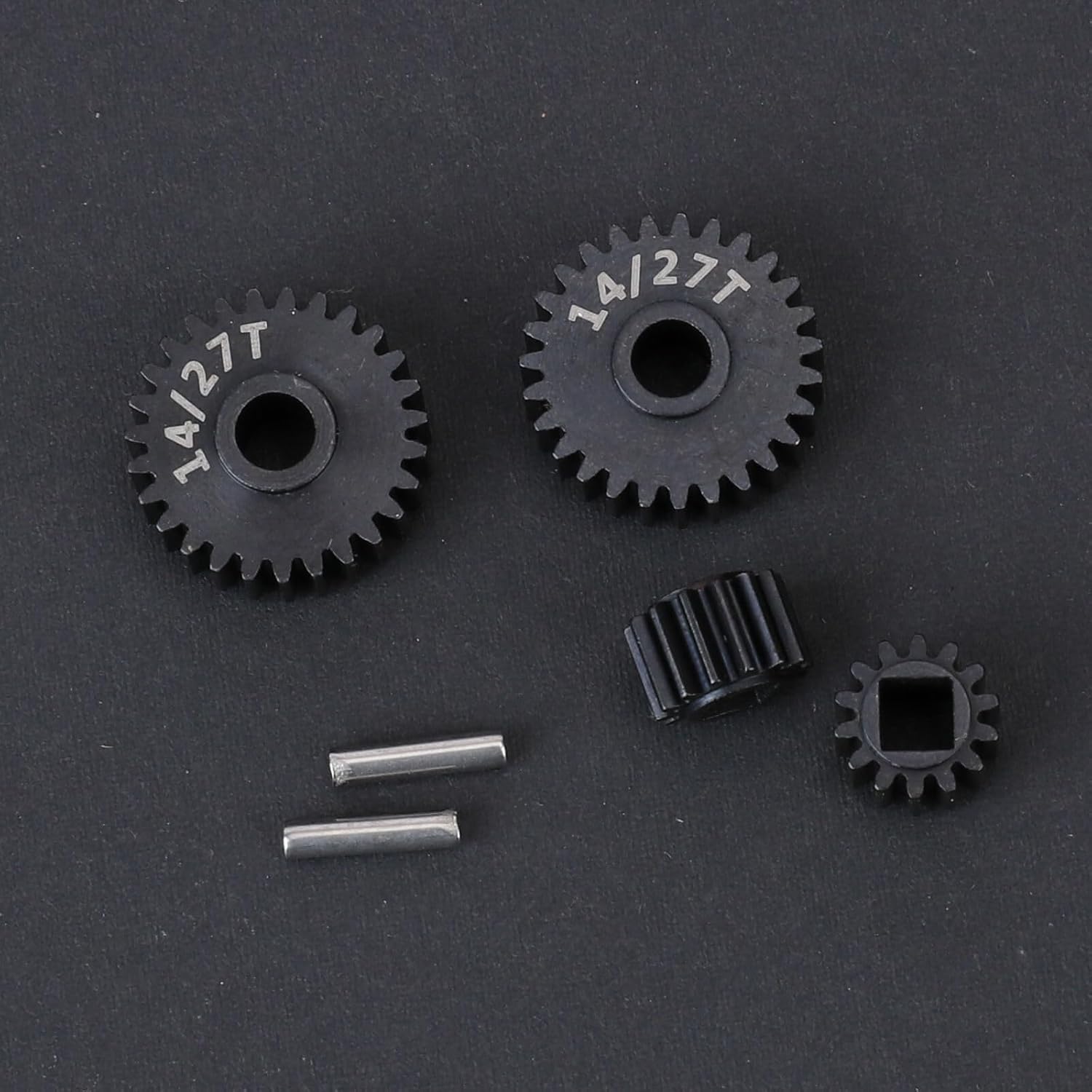 UTB18 Transmission Gear Kit Rear Portal Gears 48P 27T/14T Gear for Axial UTB18 Upgrades Capra Trail 4WD 1/18 RC Crawler
