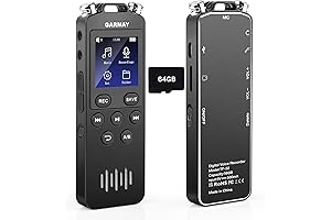 Digital Voice Activated Recorder with Noise Reduction for 5723 Hours