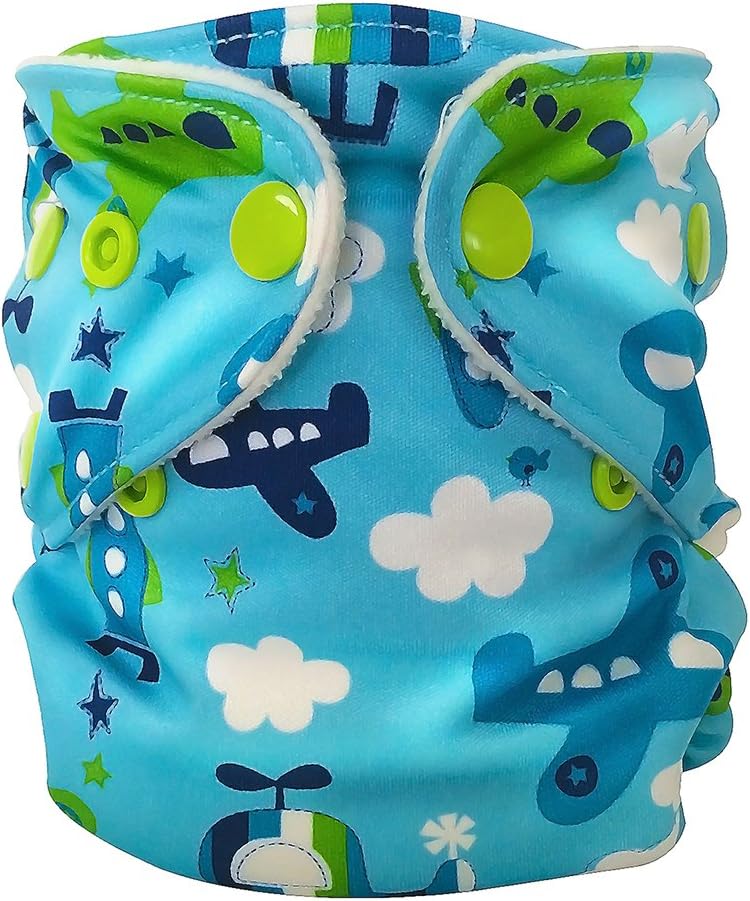 FuzziBunz Perfect Size Pocket Diaper - Fly Boy - Small - Snap
