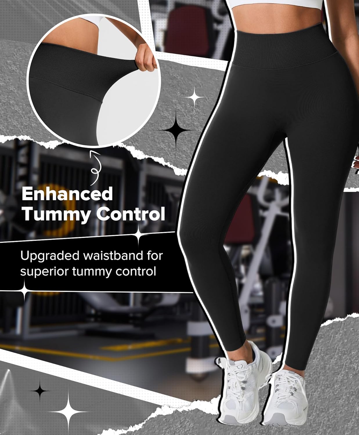 BRXL Scrunch Butt Lifting Tummy Control High Waist Workout Leggings for Women Seamless Compression Gym Yoga Leggings - Image 4