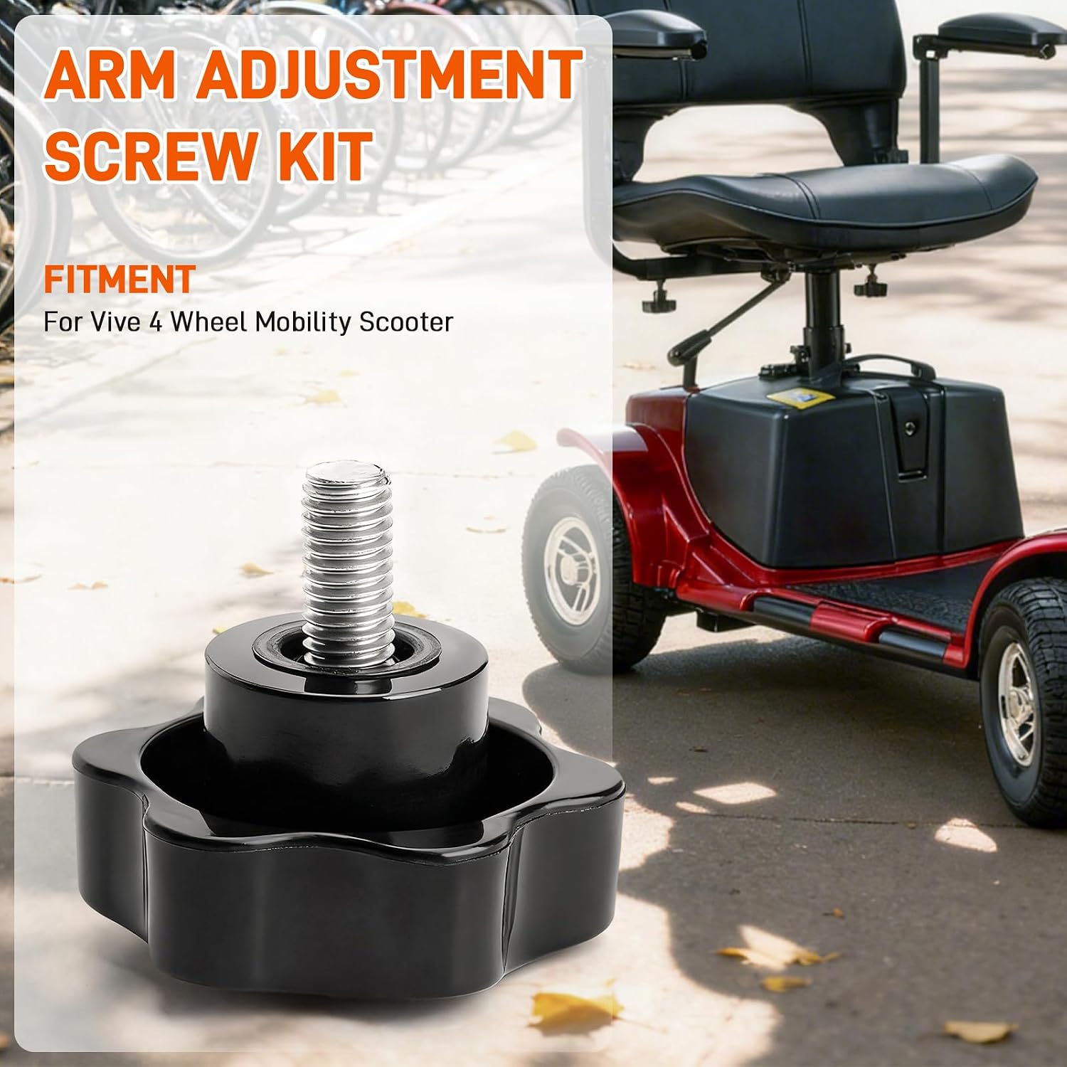 Replacement Arm Adjustment Knobs for Mobility Scooter
