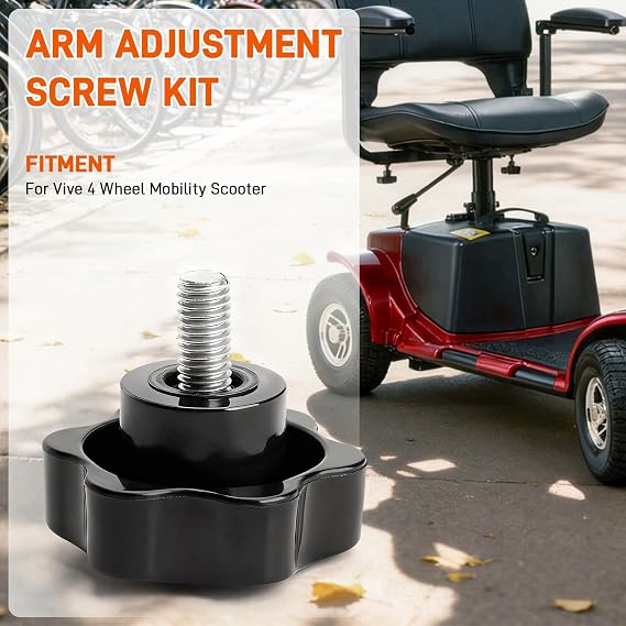 Replacement Arm Adjustment Knobs for Mobility Scooter