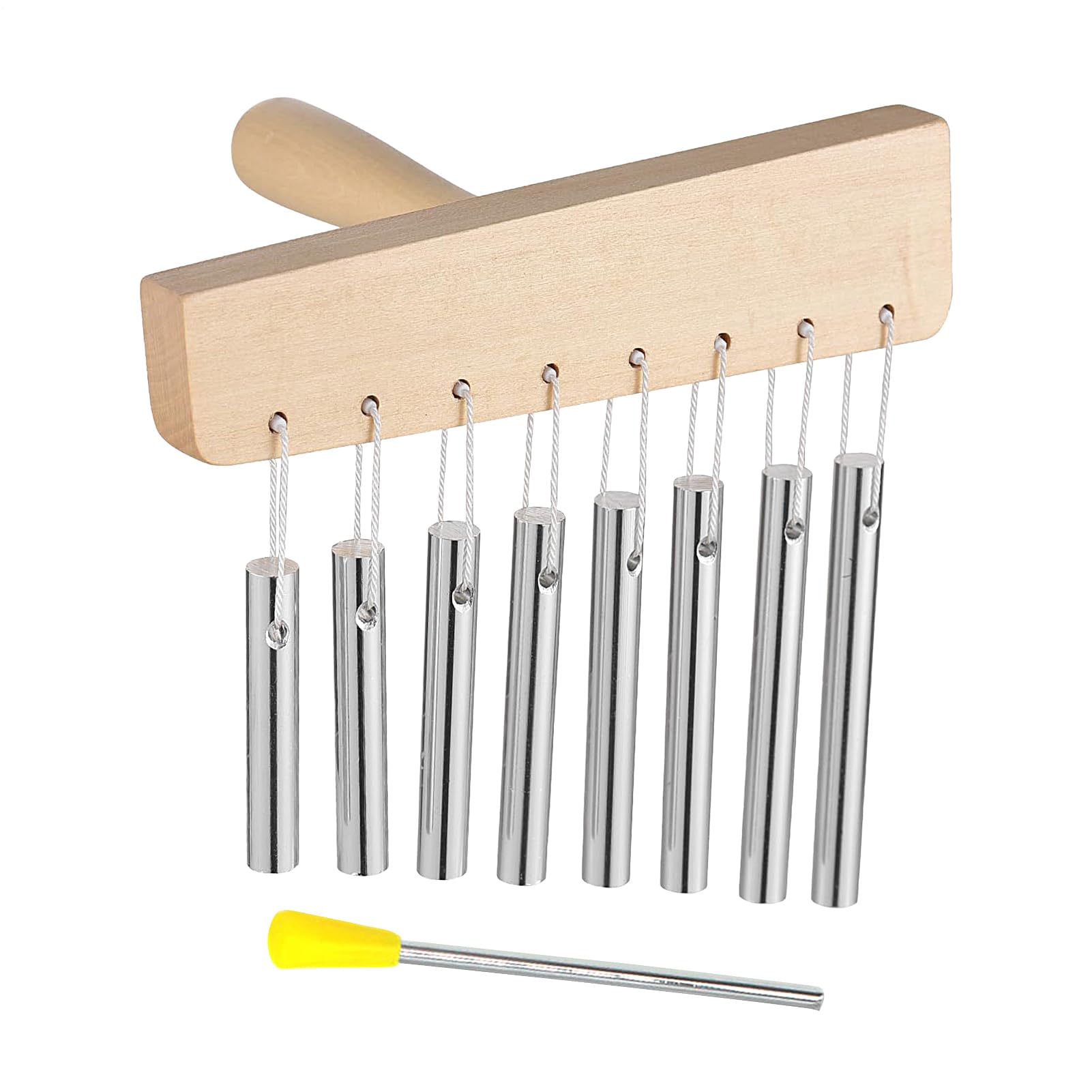 Bar Chime - Table Top Wind Chime | Campanas musicales | CHIMES STRUMENT | CHIMES BELL de una sola | Instrumentos de percusión de mano, instrumentos de curación sonoros para adultos mujeres
