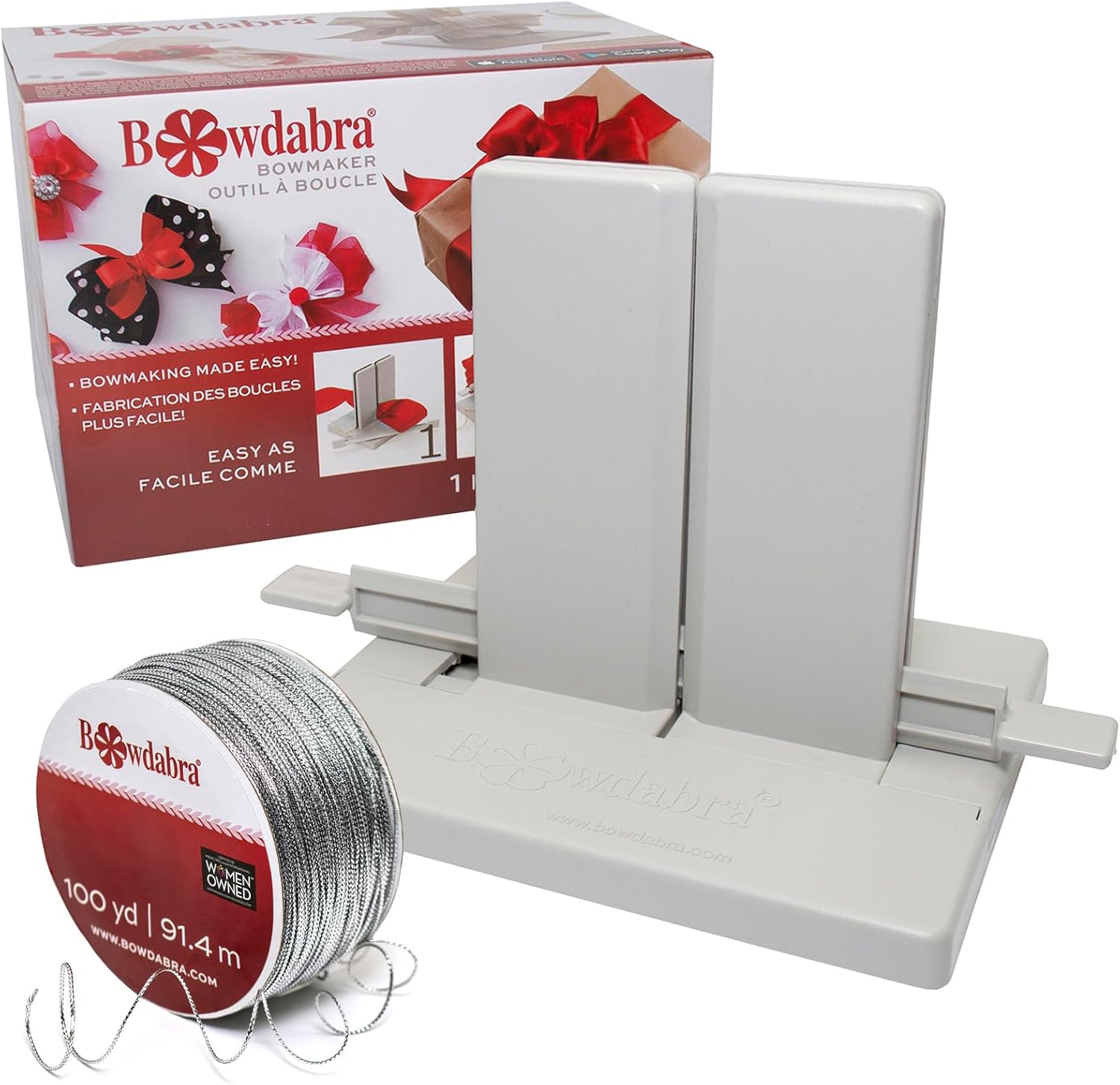 Morex Bow & Favor Maker Combo with 100 yd Silver Wire