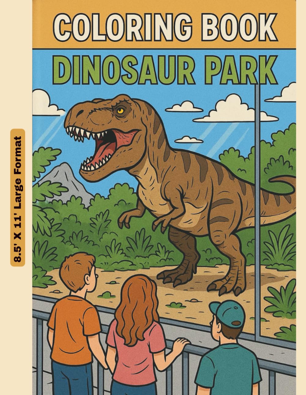 Coloring Book - Dinosaur Park: Intricate Jurassic Scenes for Fun and Focus