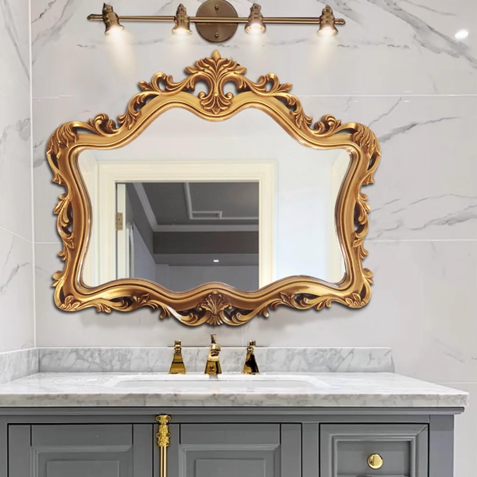 Amazon.com: UMJIGF Vintage Home Decor Mirror, 37