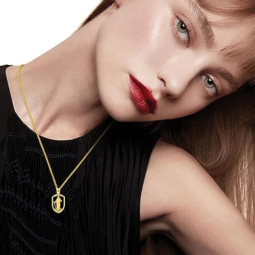 Vista 335 de Collar con colgante de plata de ley 925 con medalla de San Patrón, joyería religiosa para hombres y mujeres, con cadena de acero inoxidable 316L