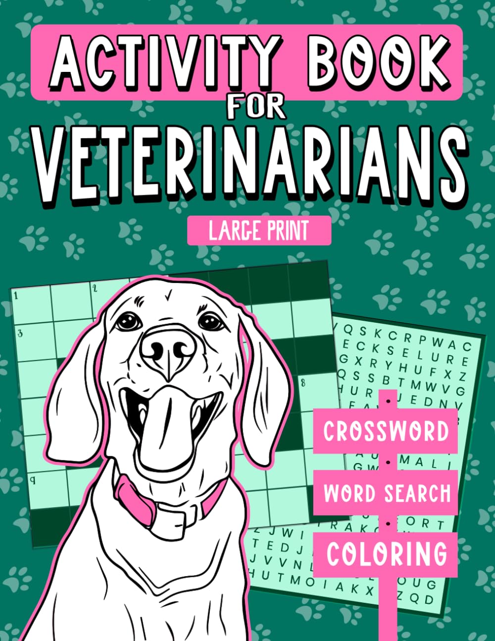 Activity Book for Veterinarians: Gift for Veterinarians & Vet Students