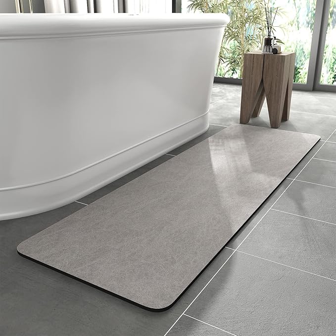 MontVoo Bath Mat RugRubber Non Slip Quick Dry Super