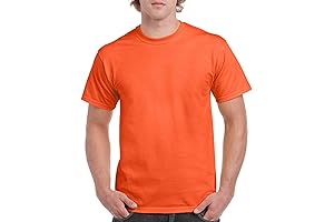 Gilden Men's Heavy Taped Neck Comfort Jersey T-Shirt (Pack of 3)